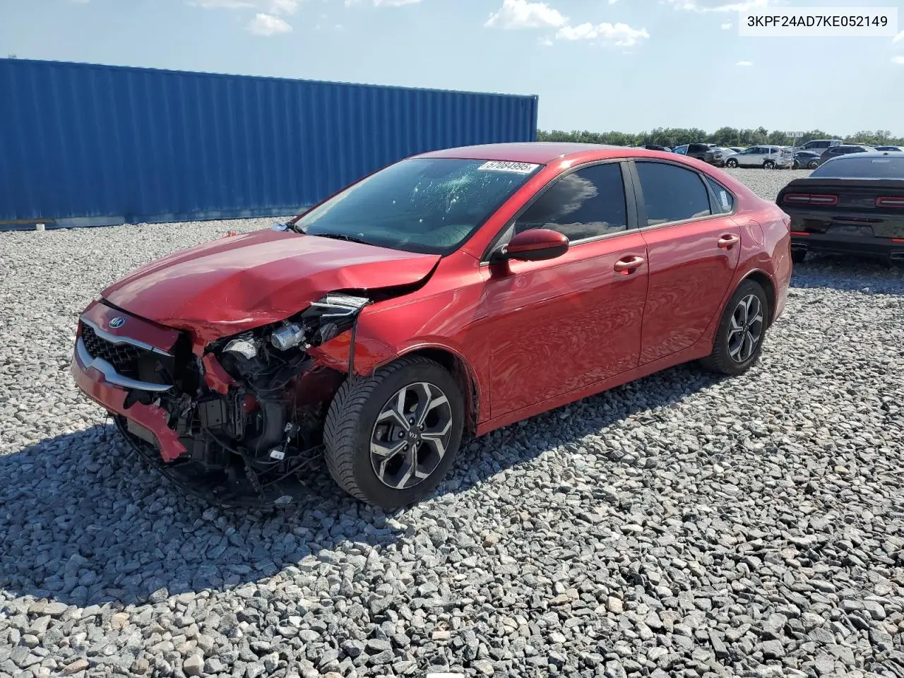 2019 Kia Forte Fe VIN: 3KPF24AD7KE052149 Lot: 57084995