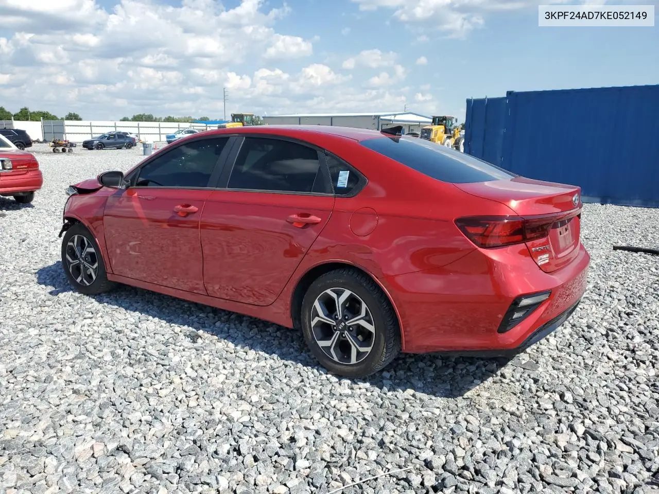 2019 Kia Forte Fe VIN: 3KPF24AD7KE052149 Lot: 57084995