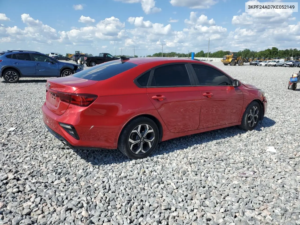2019 Kia Forte Fe VIN: 3KPF24AD7KE052149 Lot: 57084995