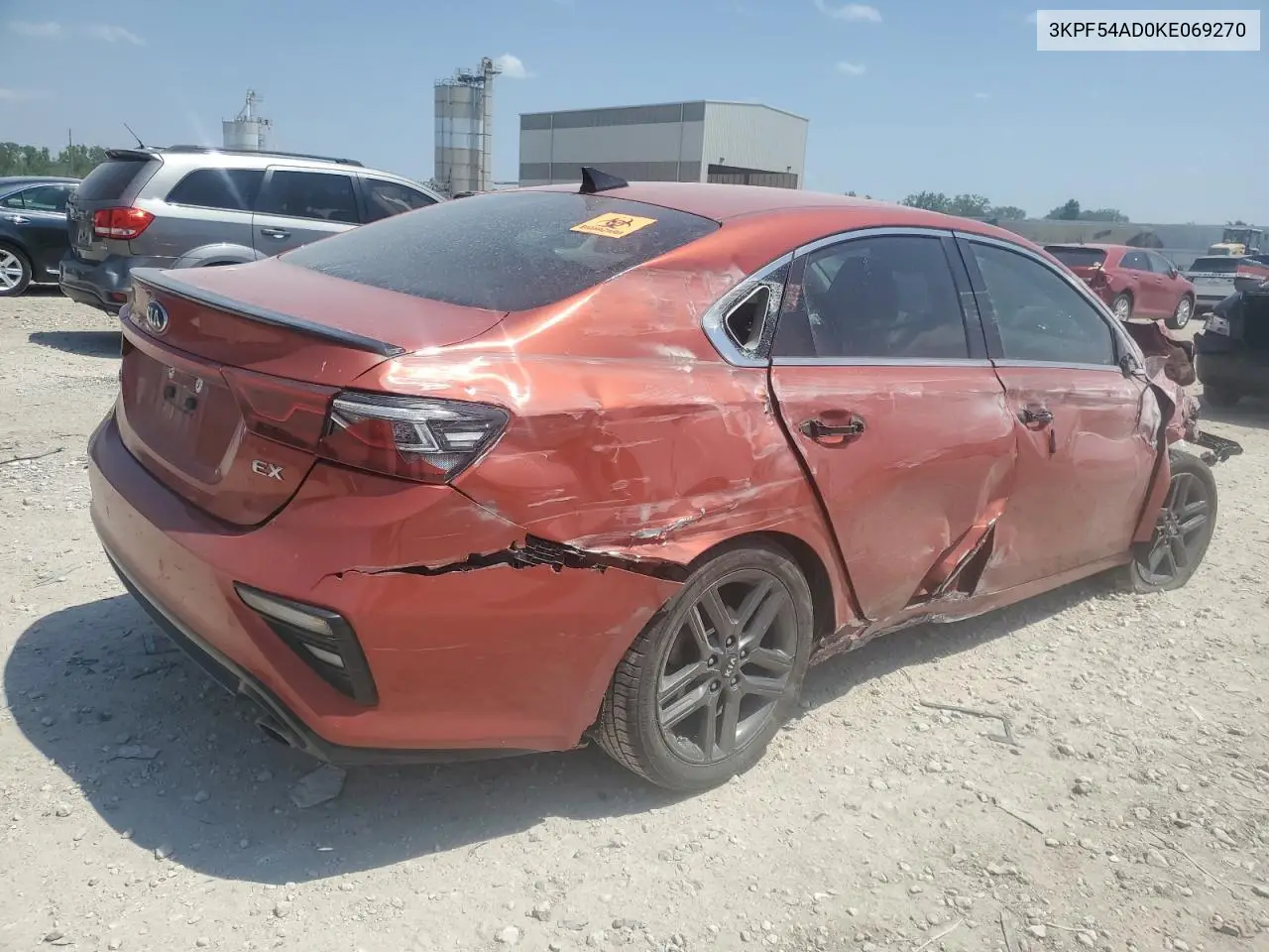 2019 Kia Forte Ex VIN: 3KPF54AD0KE069270 Lot: 57114675