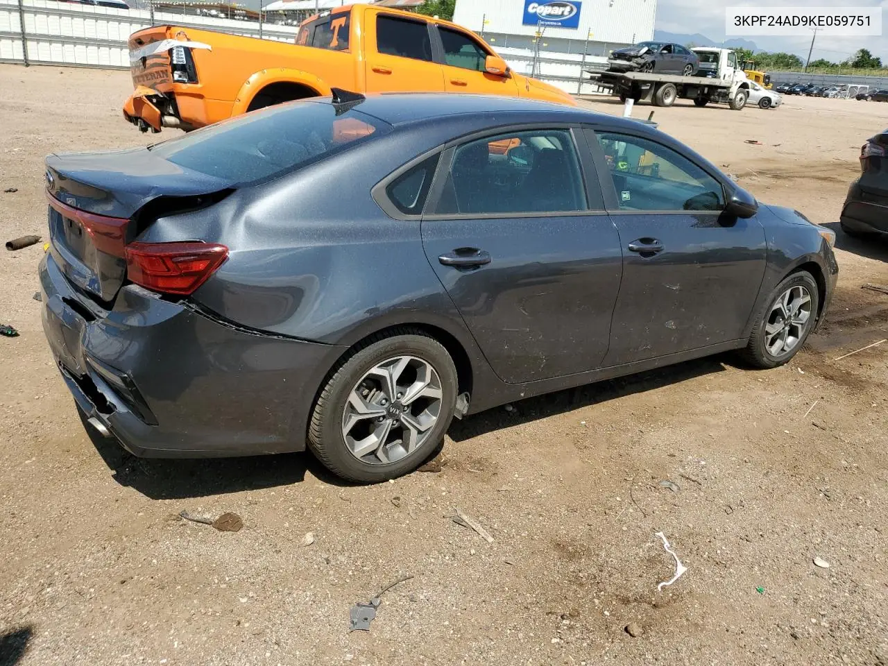2019 Kia Forte Fe VIN: 3KPF24AD9KE059751 Lot: 61624175