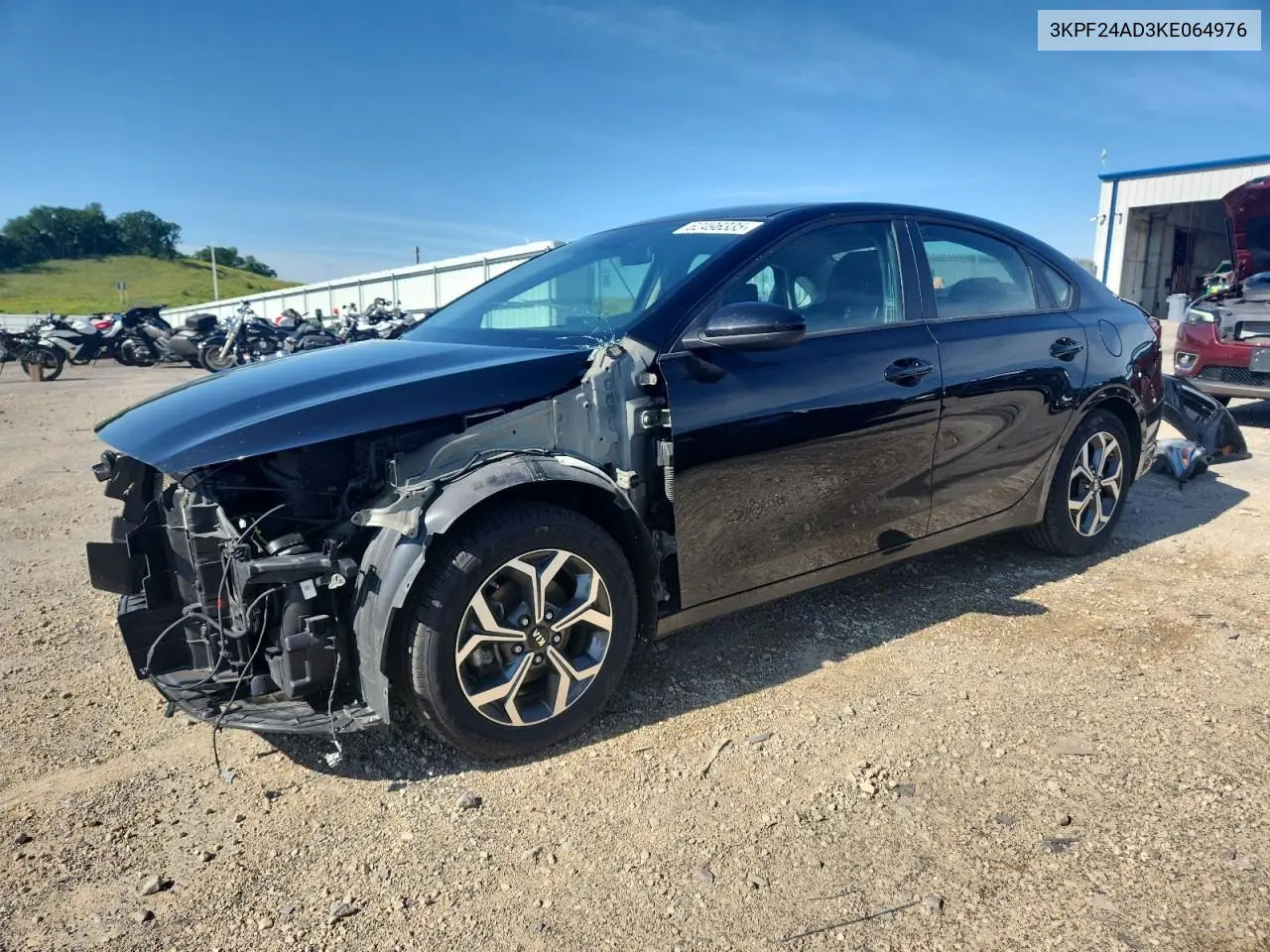 2019 Kia Forte Fe VIN: 3KPF24AD3KE064976 Lot: 62496335