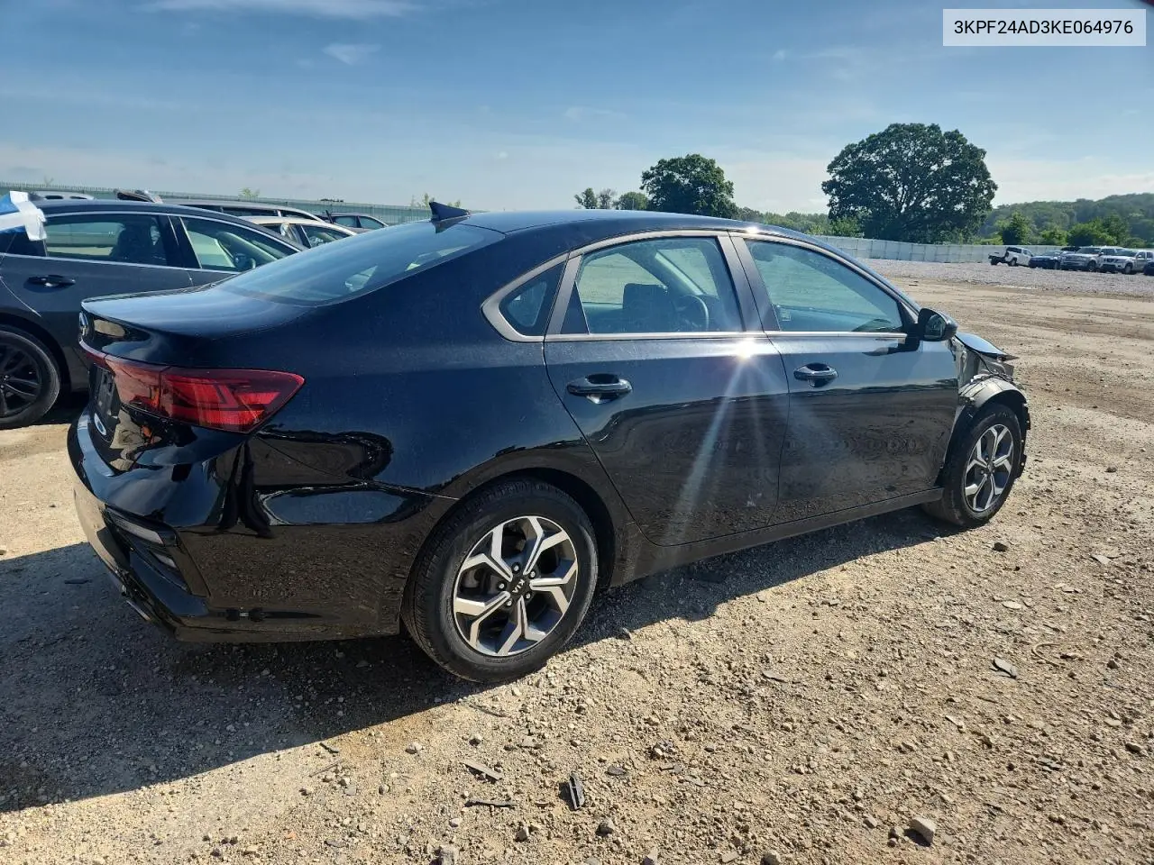 2019 Kia Forte Fe VIN: 3KPF24AD3KE064976 Lot: 62496335