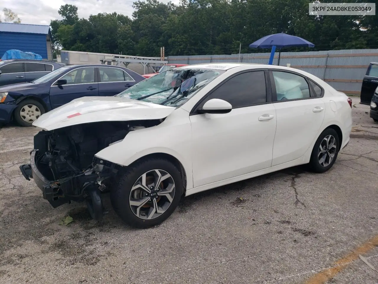 2019 Kia Forte Fe VIN: 3KPF24AD8KE053049 Lot: 62766315