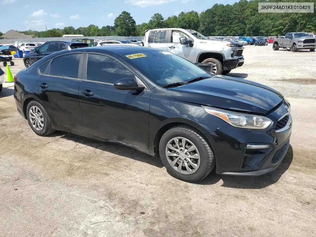 2019 Kia Forte Fe VIN: 3KPF24AD1KE010429 Lot: 62768255
