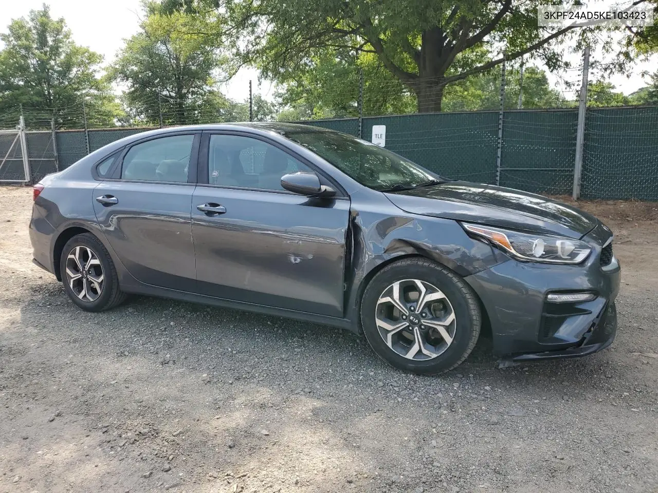 3kpf24ad5ke103423 3KPF24AD5KE103423 2019 Kia Forte Fe