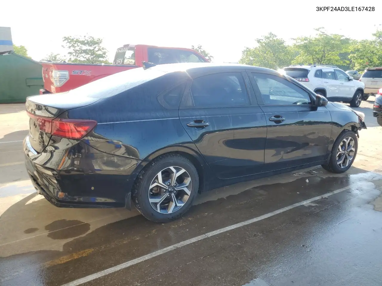 2020 Kia Forte Fe VIN: 3KPF24AD3LE167428 Lot: 57053675