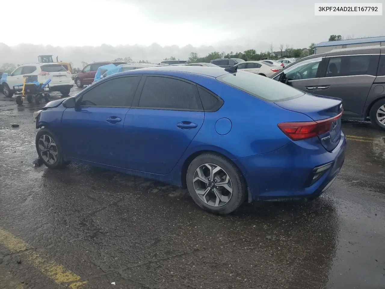 2020 Kia Forte Fe VIN: 3KPF24AD2LE167792 Lot: 57104685