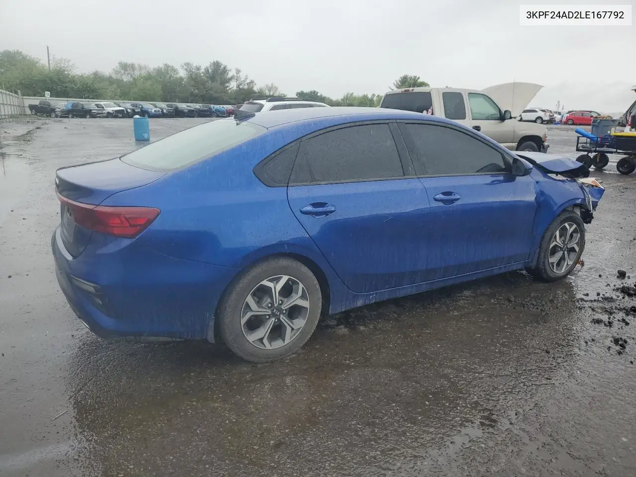 2020 Kia Forte Fe VIN: 3KPF24AD2LE167792 Lot: 57104685