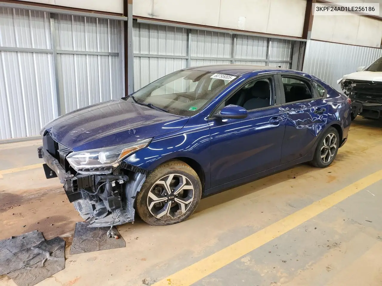 2020 Kia Forte Fe VIN: 3KPF24AD1LE256186 Lot: 60795005