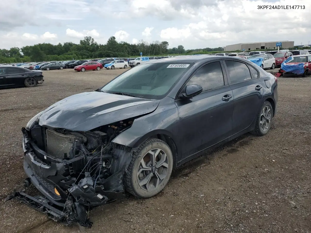 2020 Kia Forte Fe VIN: 3KPF24AD1LE147713 Lot: 65165805