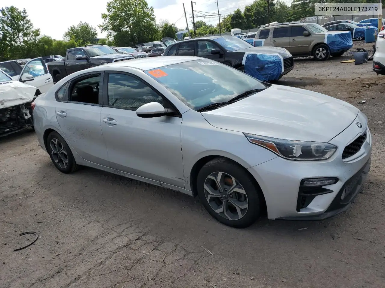 2020 Kia Forte Fe VIN: 3KPF24AD0LE173719 Lot: 65381795
