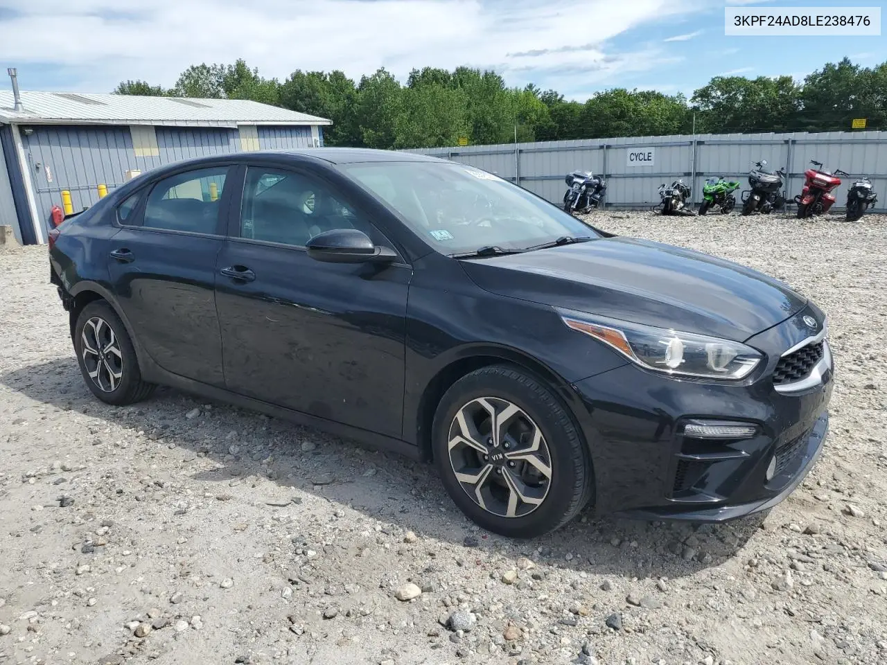 2020 Kia Forte Fe VIN: 3KPF24AD8LE238476 Lot: 65575335