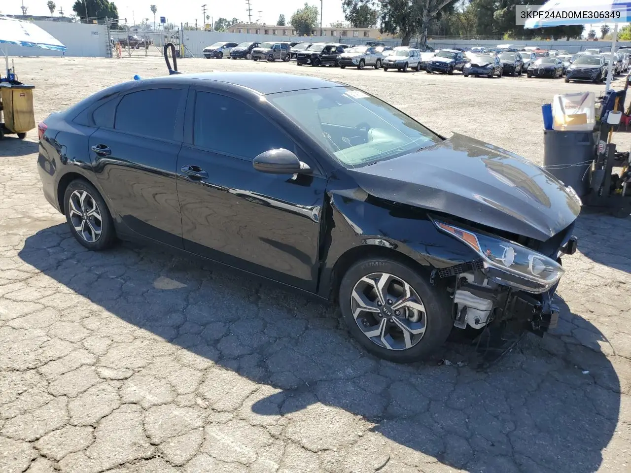 2021 Kia Forte Fe VIN: 3KPF24AD0ME306349 Lot: 50391315
