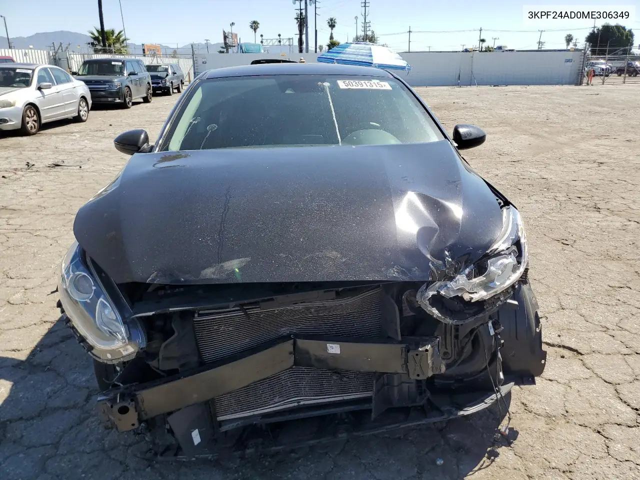 2021 Kia Forte Fe VIN: 3KPF24AD0ME306349 Lot: 50391315