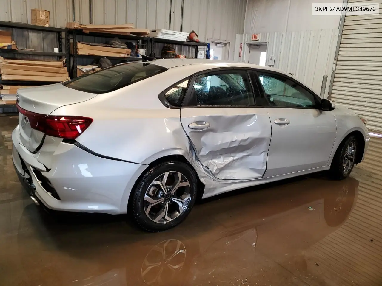 2021 Kia Forte Fe VIN: 3KPF24AD9ME349670 Lot: 54591335
