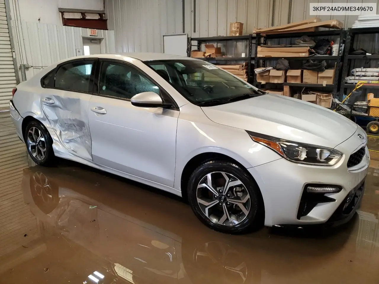 2021 Kia Forte Fe VIN: 3KPF24AD9ME349670 Lot: 54591335