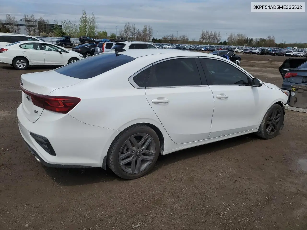 2021 Kia Forte Ex VIN: 3KPF54AD5ME335532 Lot: 55064315
