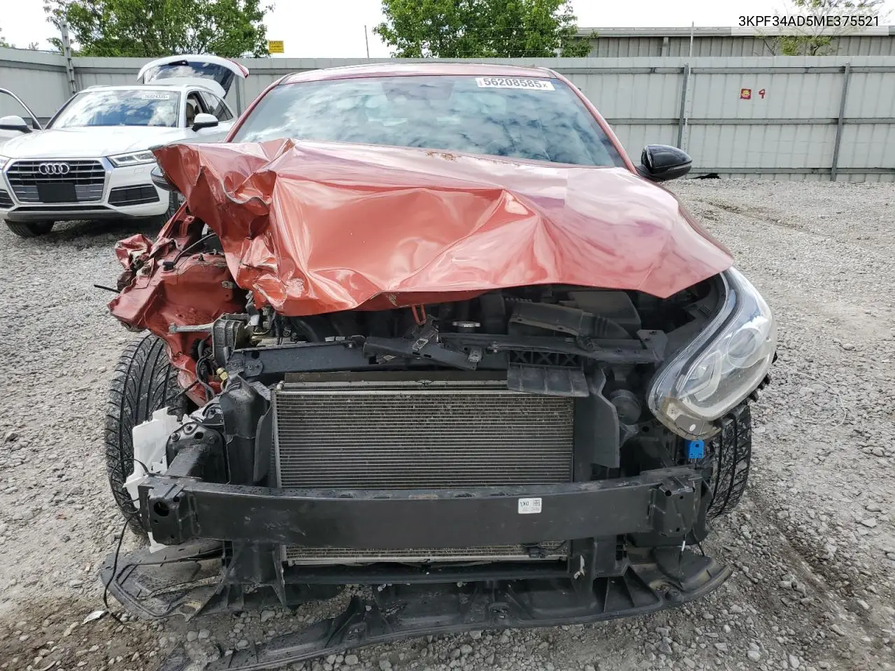 2021 Kia Forte Gt Line VIN: 3KPF34AD5ME375521 Lot: 56208585