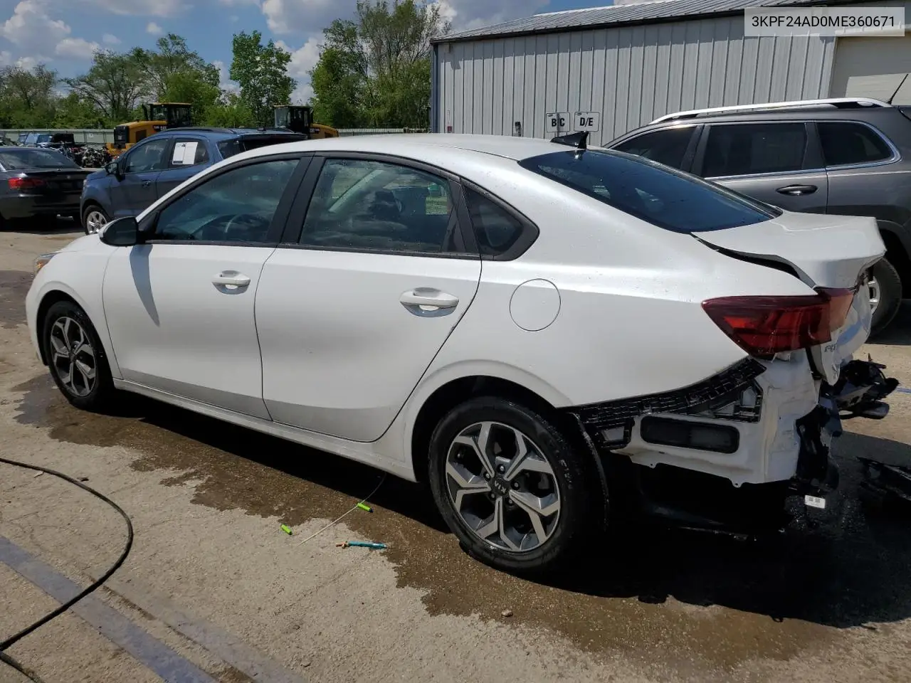 2021 Kia Forte Fe VIN: 3KPF24AD0ME360671 Lot: 56212885