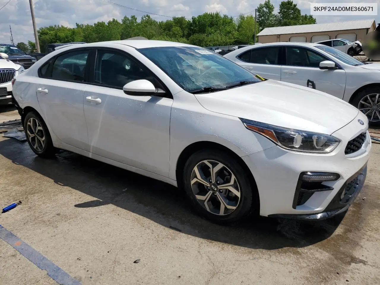 2021 Kia Forte Fe VIN: 3KPF24AD0ME360671 Lot: 56212885