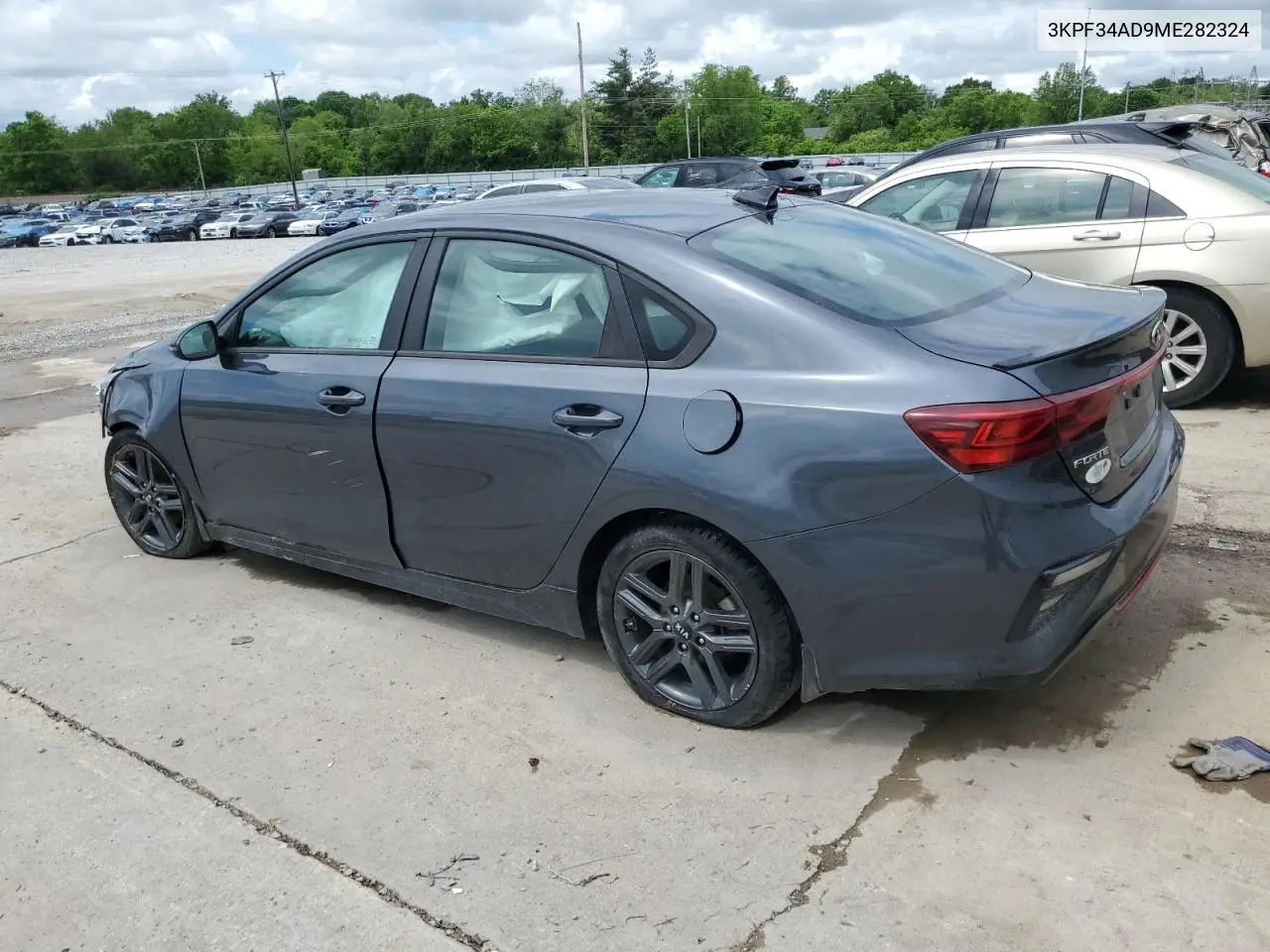 2021 Kia Forte Gt Line VIN: 3KPF34AD9ME282324 Lot: 56571845