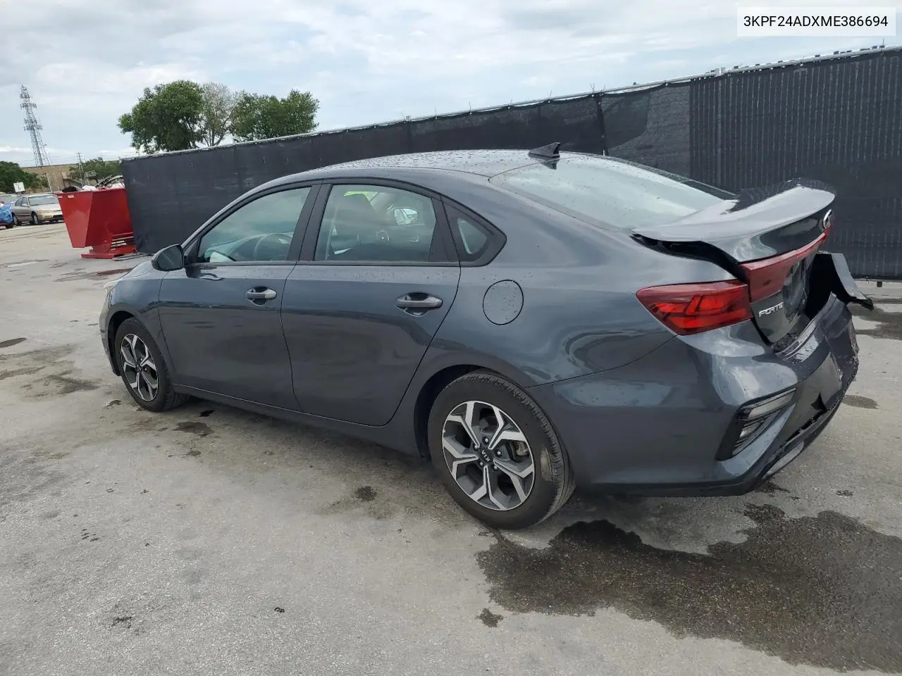 2021 Kia Forte Fe VIN: 3KPF24ADXME386694 Lot: 56666345