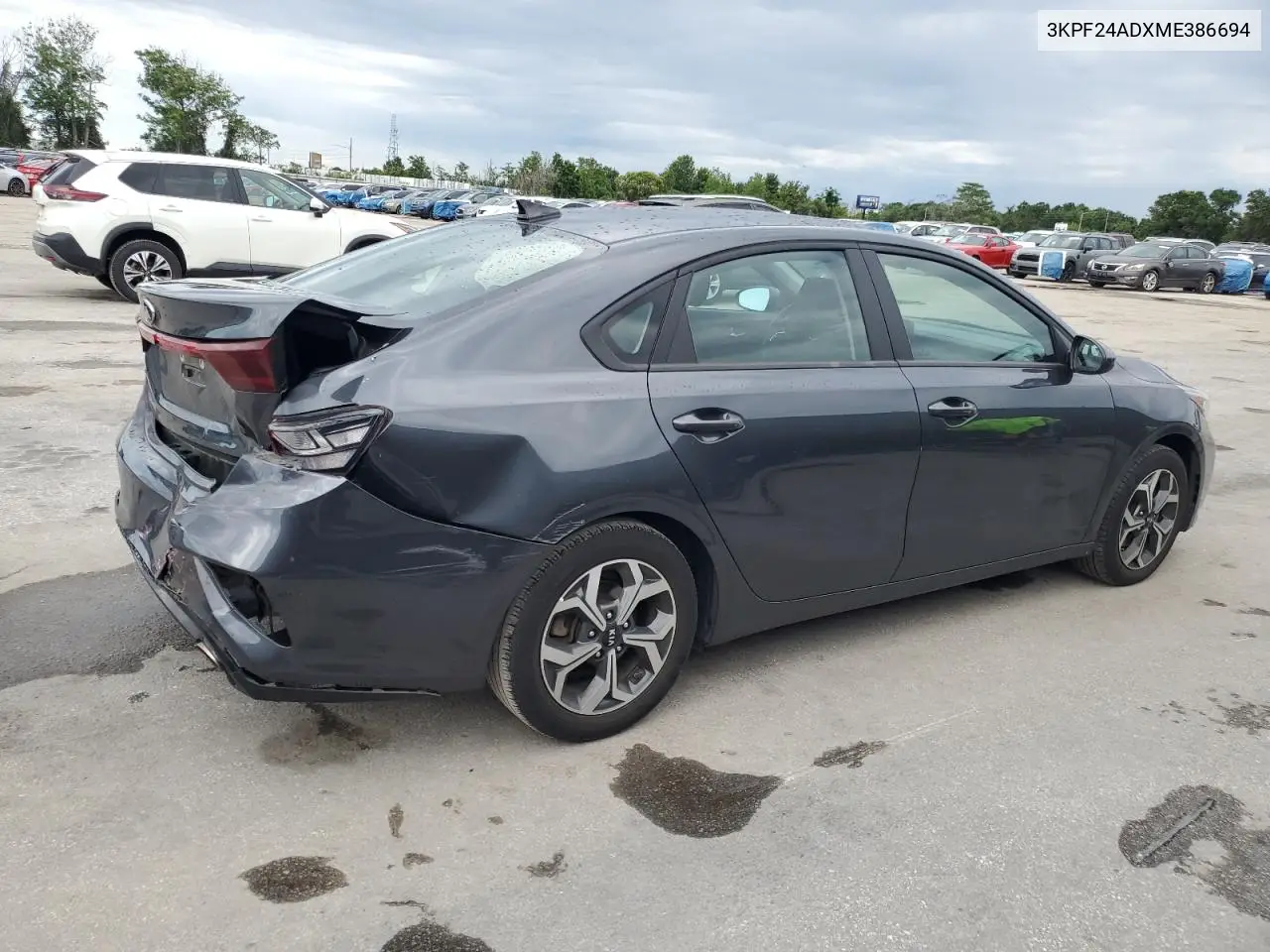 2021 Kia Forte Fe VIN: 3KPF24ADXME386694 Lot: 56666345
