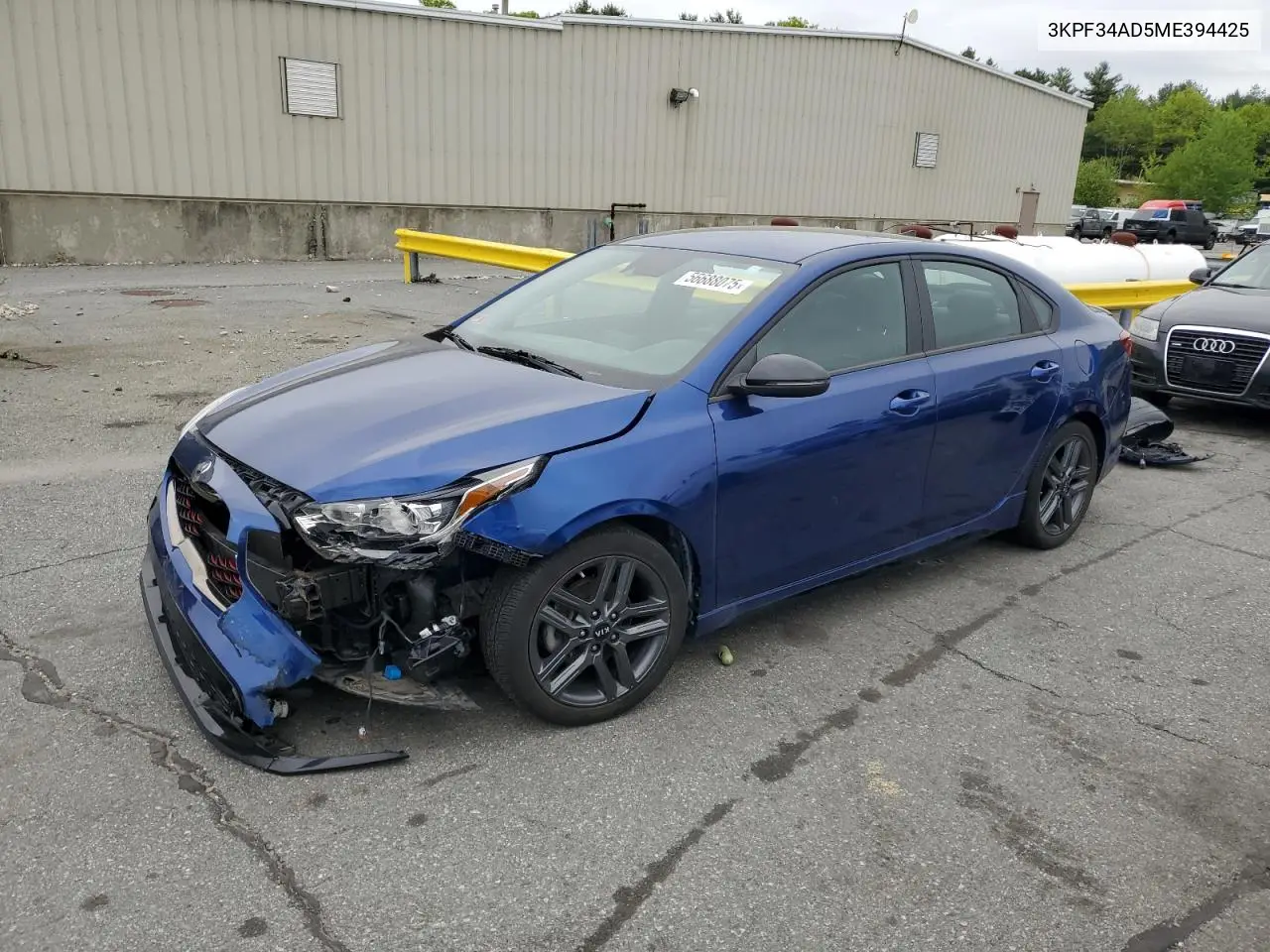 2021 Kia Forte Gt Line VIN: 3KPF34AD5ME394425 Lot: 56688075