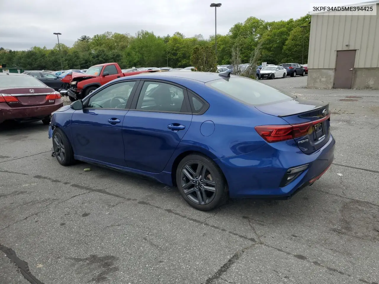 2021 Kia Forte Gt Line VIN: 3KPF34AD5ME394425 Lot: 56688075