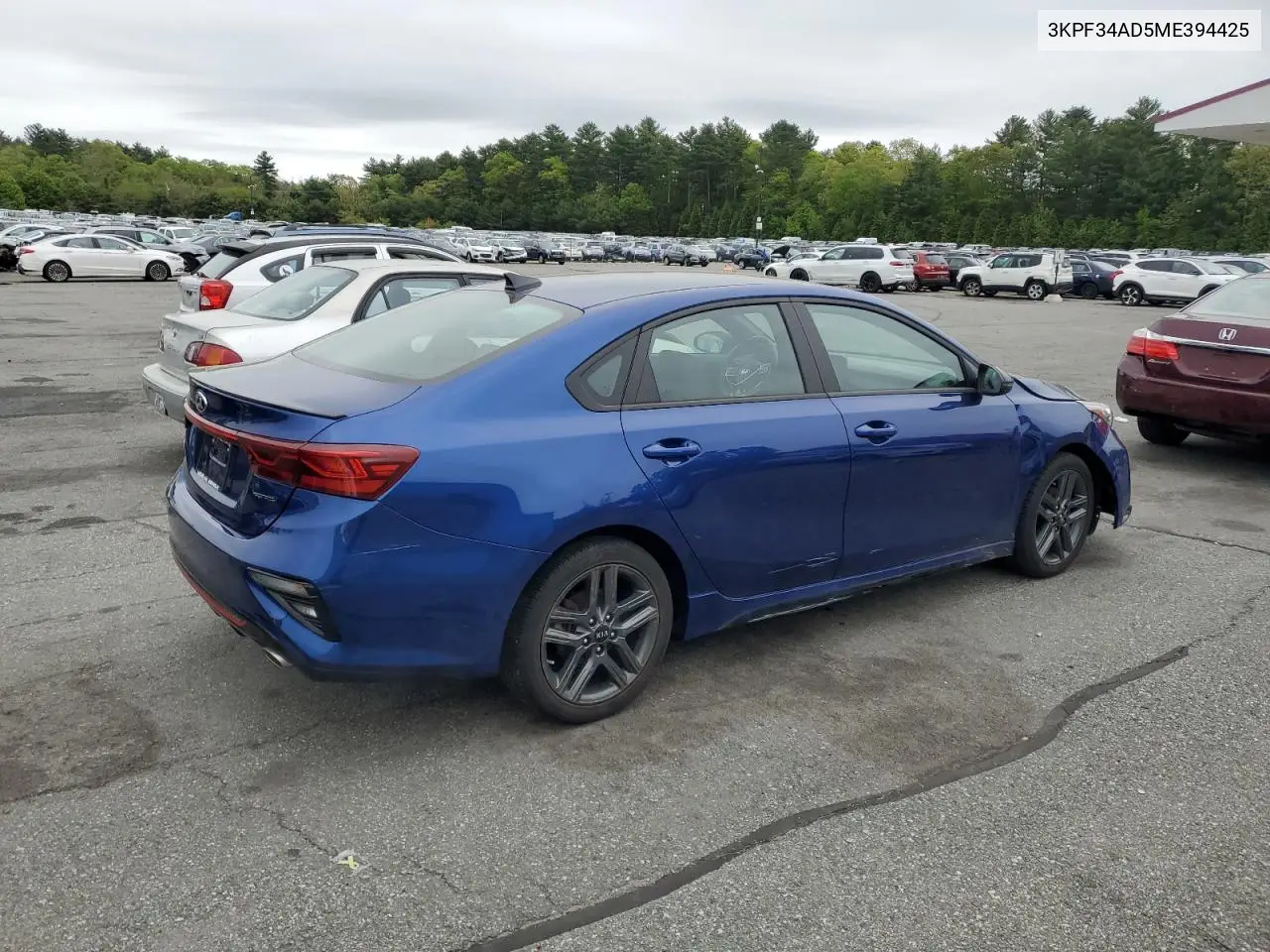 2021 Kia Forte Gt Line VIN: 3KPF34AD5ME394425 Lot: 56688075