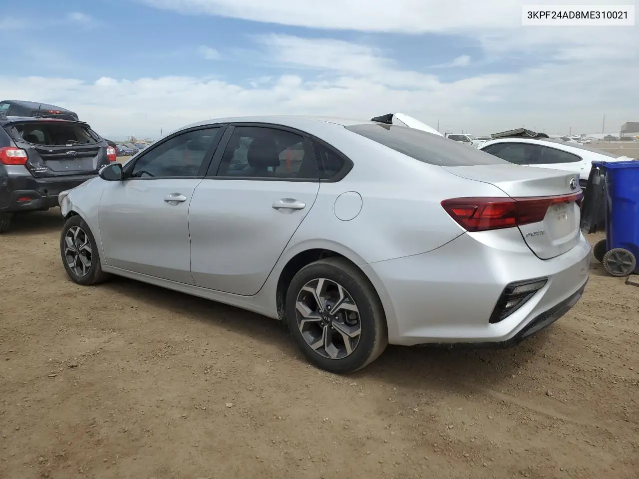 2021 Kia Forte Fe VIN: 3KPF24AD8ME310021 Lot: 56691165