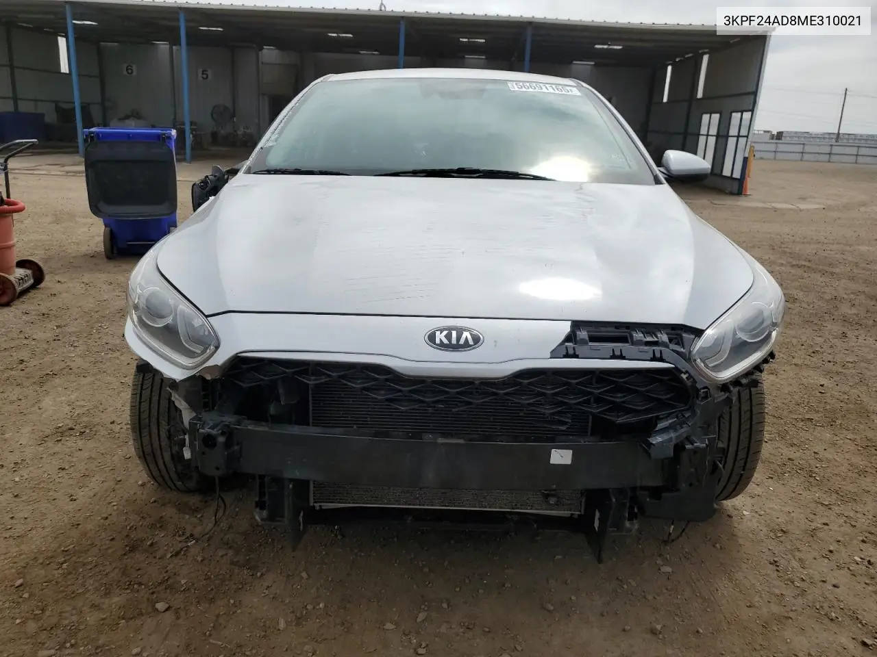2021 Kia Forte Fe VIN: 3KPF24AD8ME310021 Lot: 56691165