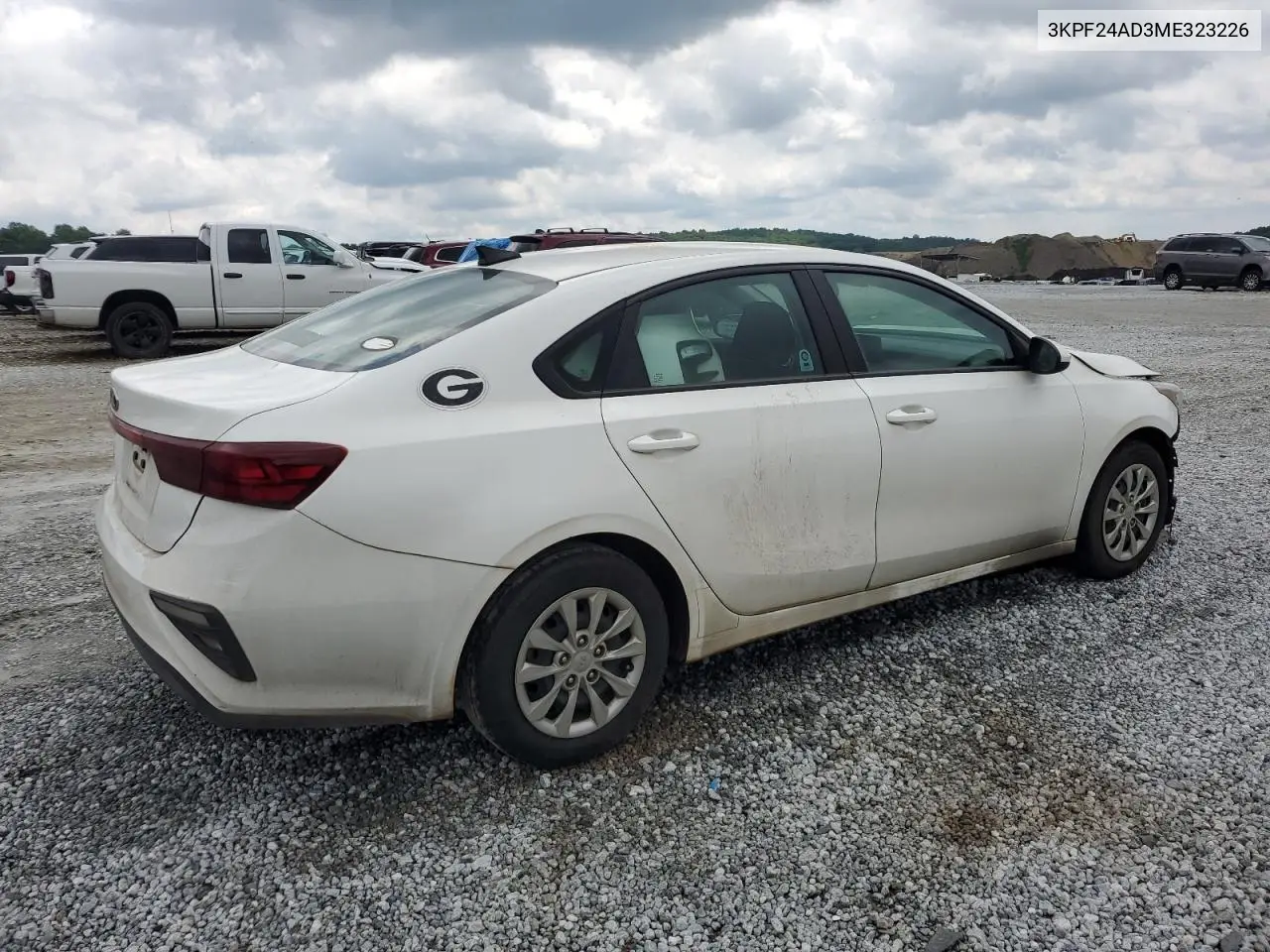 2021 Kia Forte Fe VIN: 3KPF24AD3ME323226 Lot: 56724915