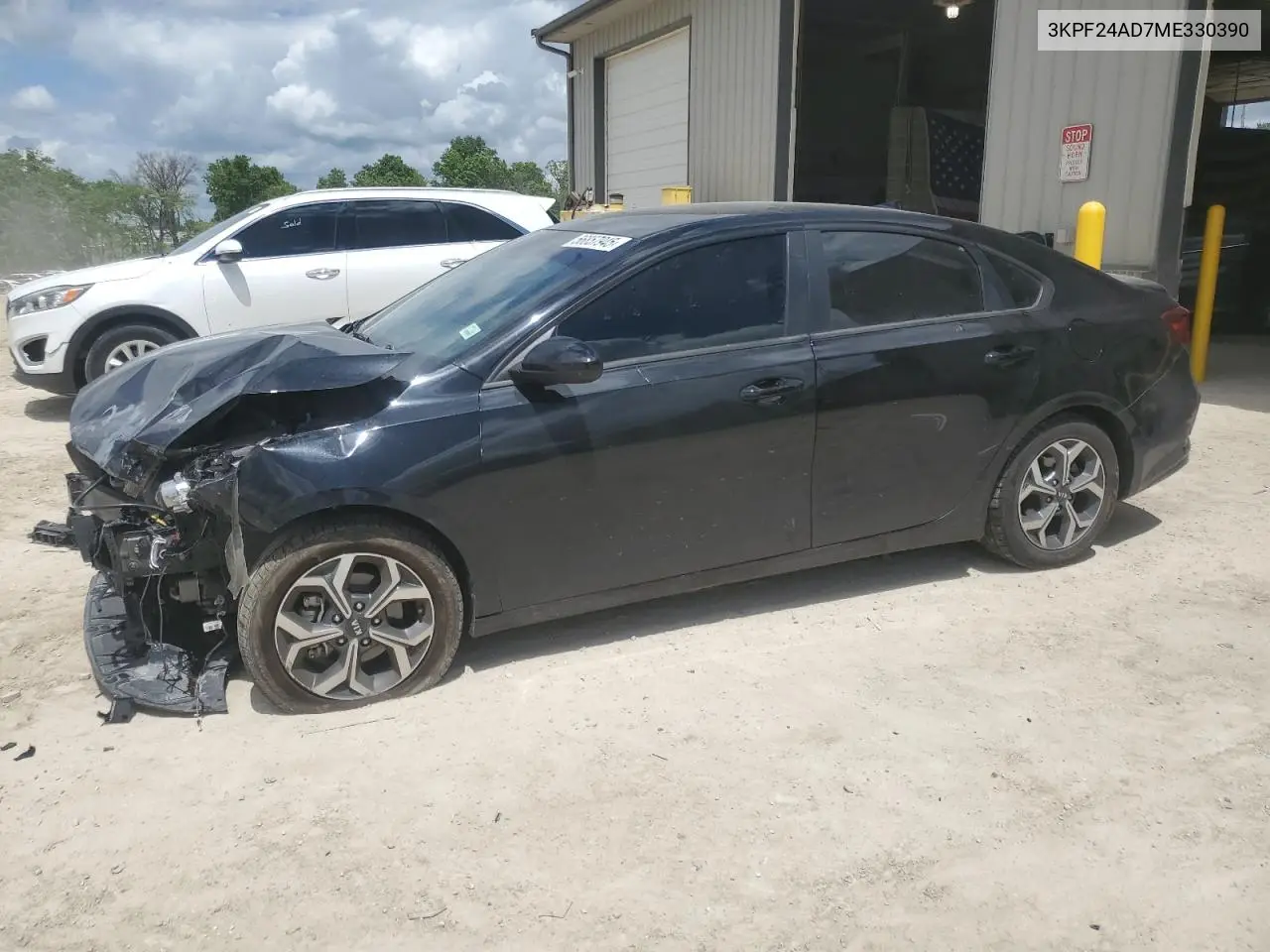 2021 Kia Forte Fe VIN: 3KPF24AD7ME330390 Lot: 56857945
