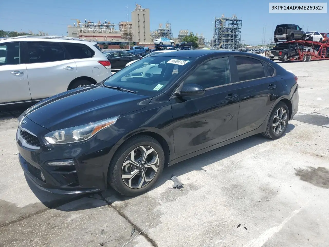 2021 Kia Forte Fe VIN: 3KPF24AD9ME269527 Lot: 56896375