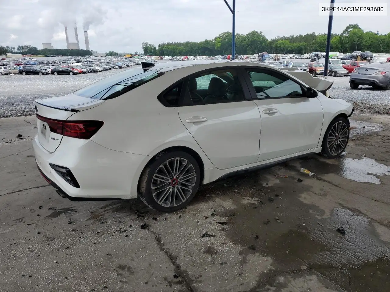 2021 Kia Forte Gt VIN: 3KPF44AC3ME293680 Lot: 57072665