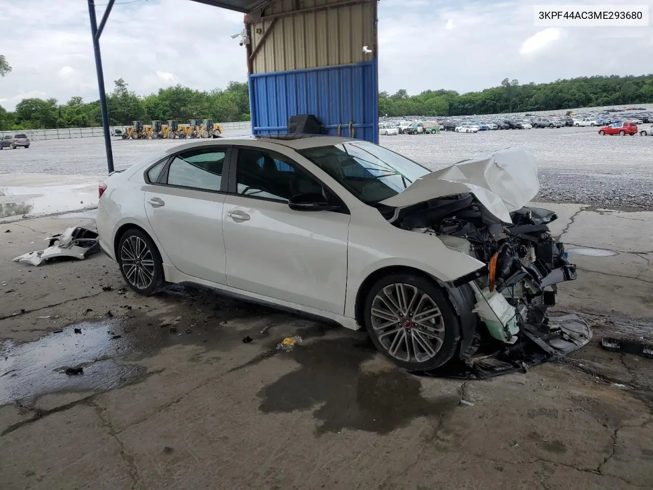 2021 Kia Forte Gt VIN: 3KPF44AC3ME293680 Lot: 57072665