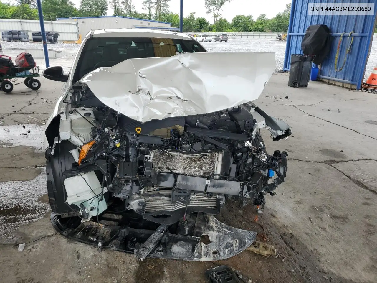 2021 Kia Forte Gt VIN: 3KPF44AC3ME293680 Lot: 57072665