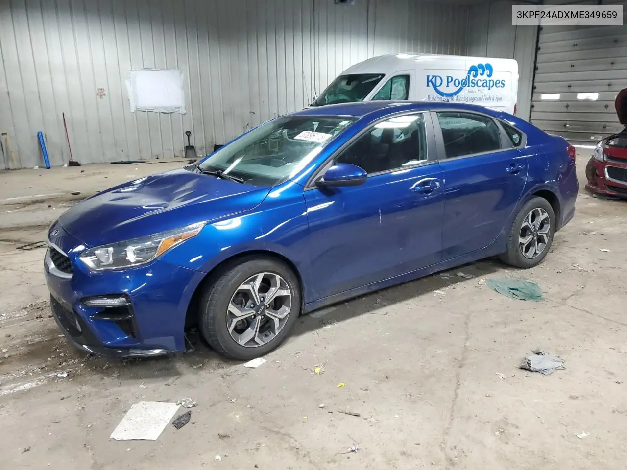 2021 Kia Forte Fe VIN: 3KPF24ADXME349659 Lot: 57096315