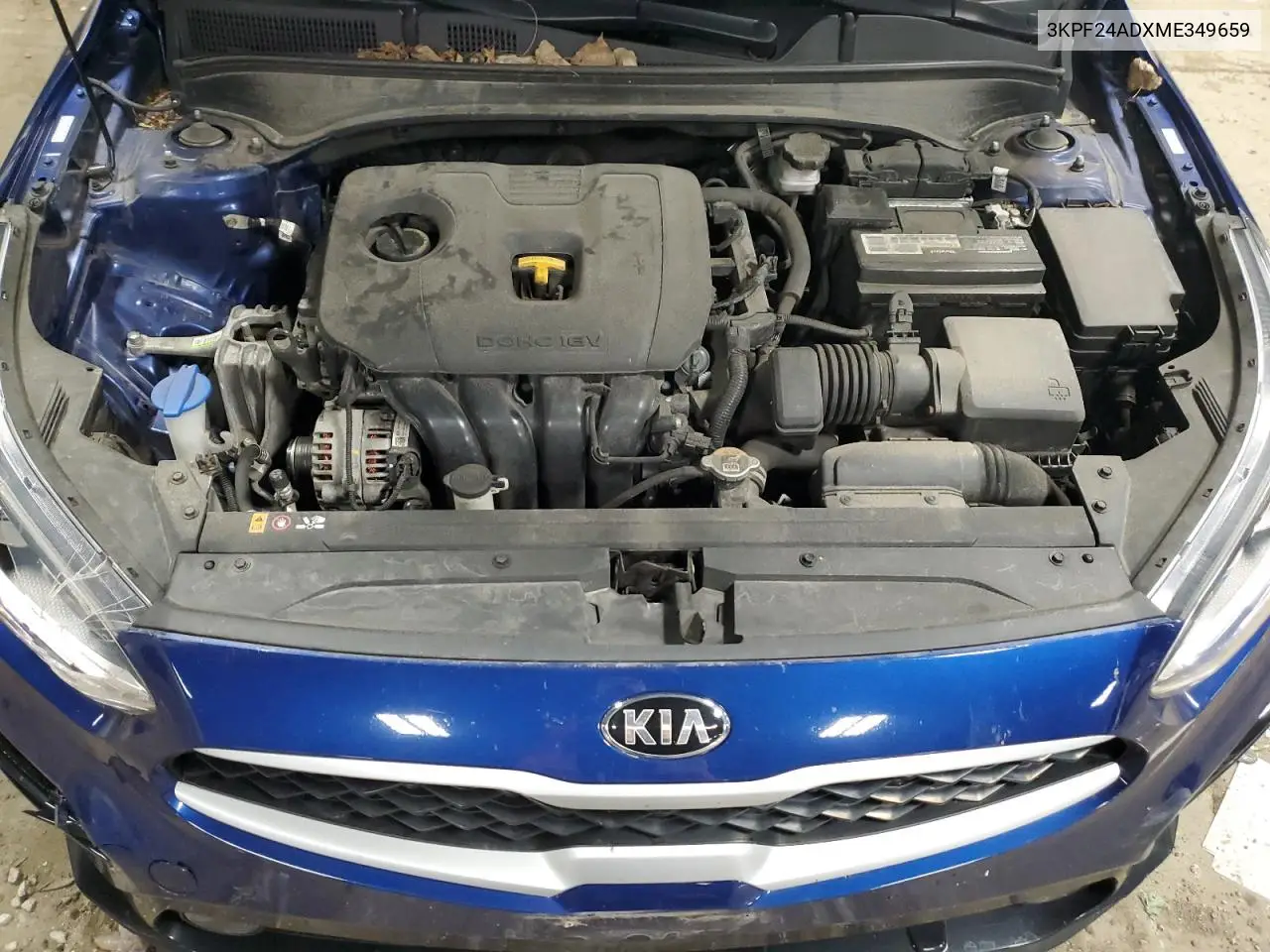 2021 Kia Forte Fe VIN: 3KPF24ADXME349659 Lot: 57096315