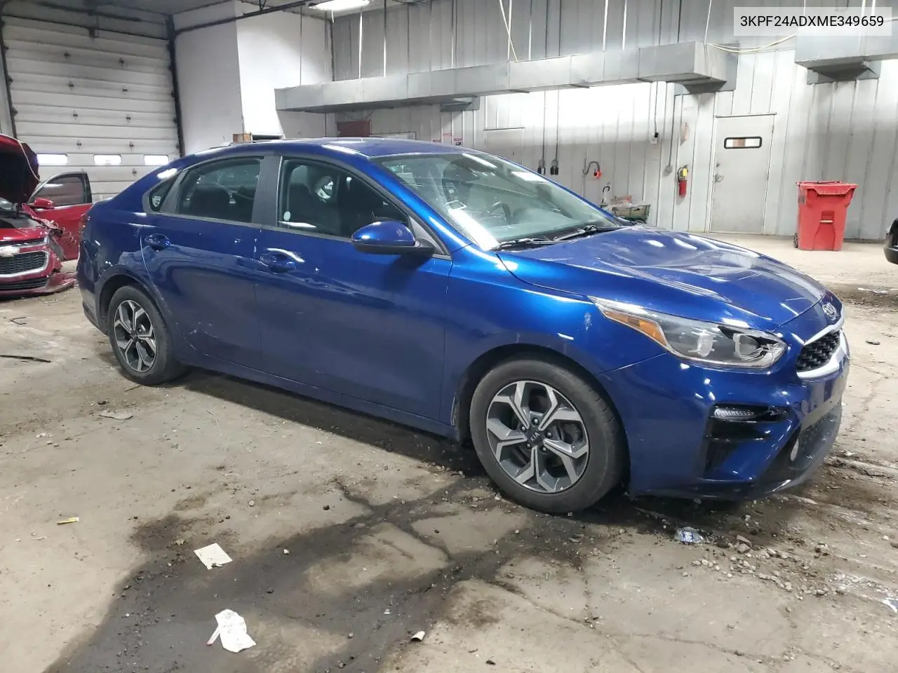 2021 Kia Forte Fe VIN: 3KPF24ADXME349659 Lot: 57096315