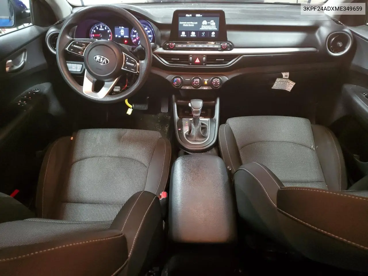 2021 Kia Forte Fe VIN: 3KPF24ADXME349659 Lot: 57096315
