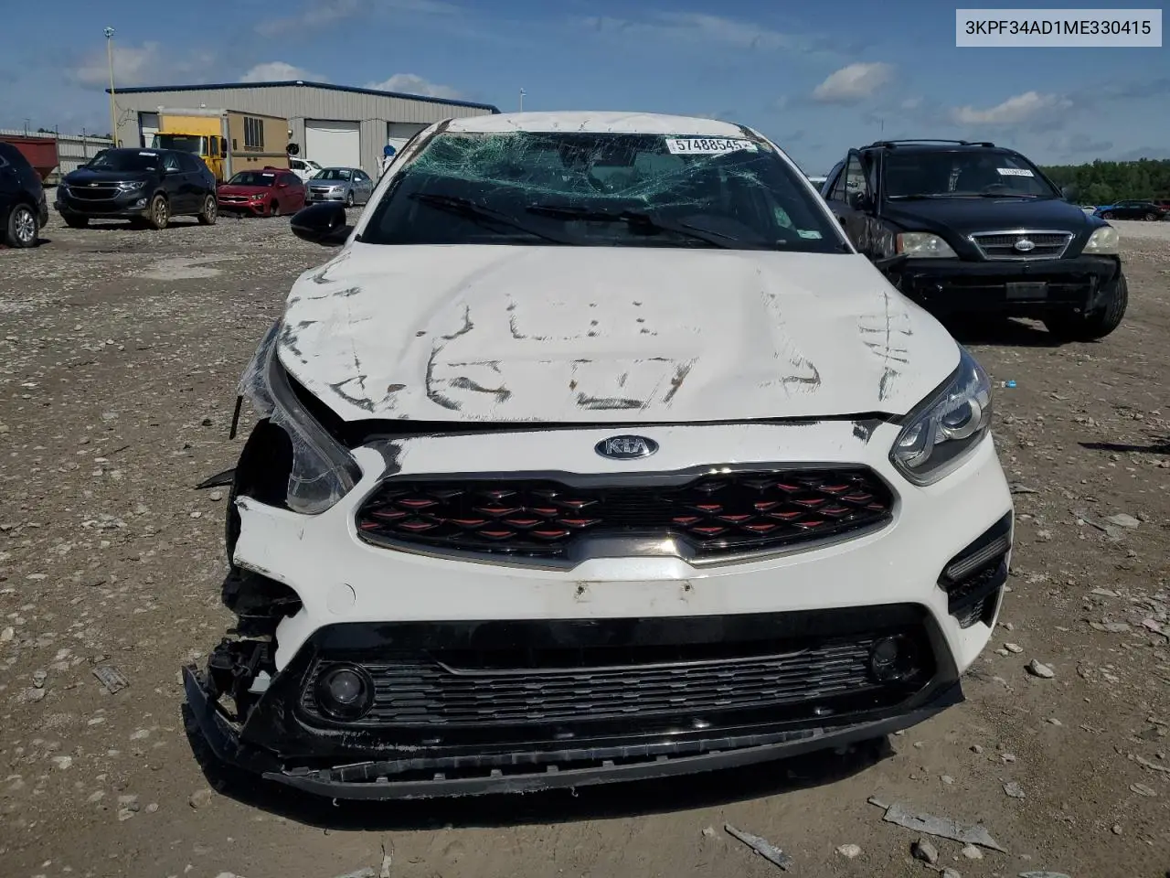 2021 Kia Forte Gt Line VIN: 3KPF34AD1ME330415 Lot: 57488545