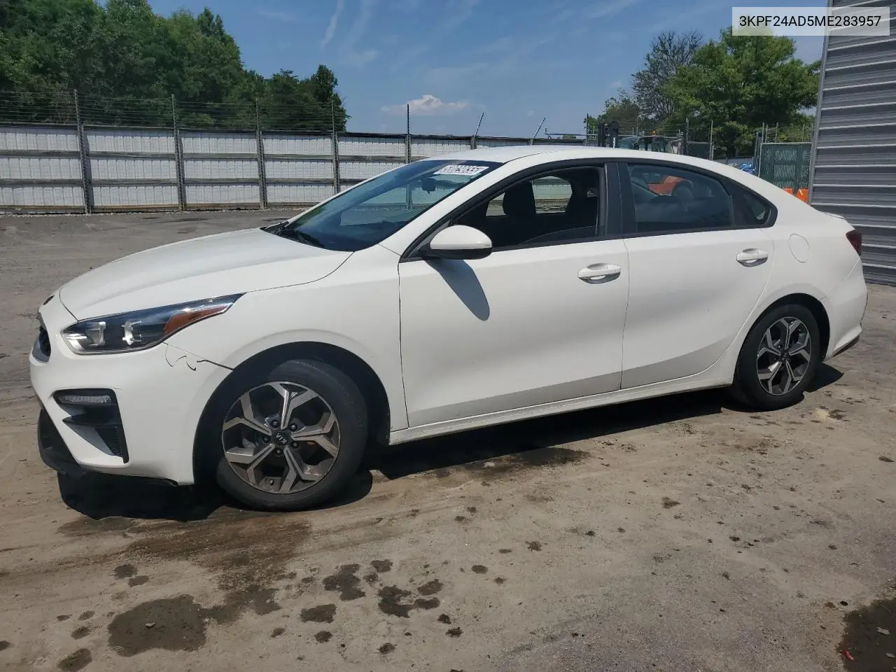 2021 Kia Forte Fe VIN: 3KPF24AD5ME283957 Lot: 58029855