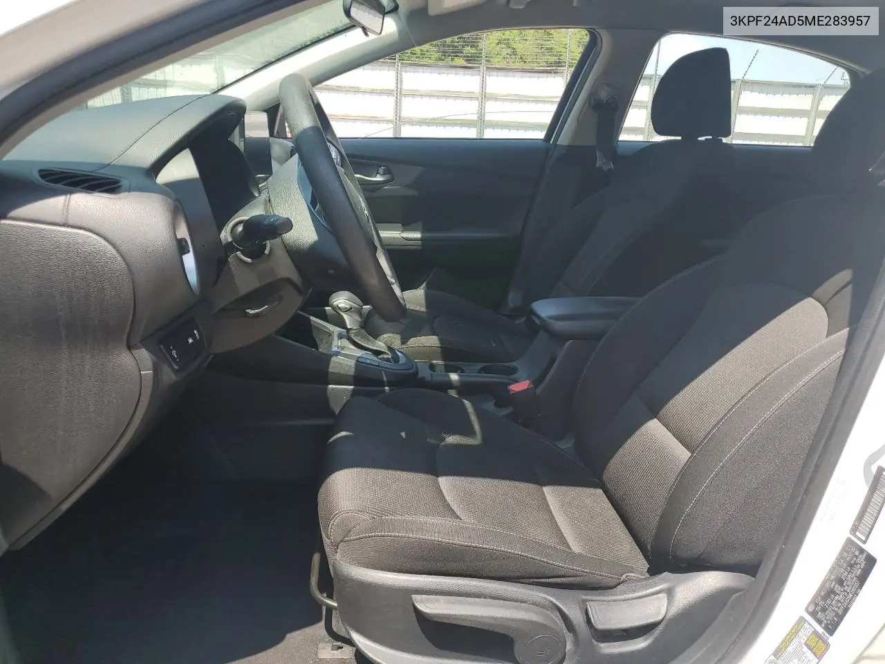 2021 Kia Forte Fe VIN: 3KPF24AD5ME283957 Lot: 58029855