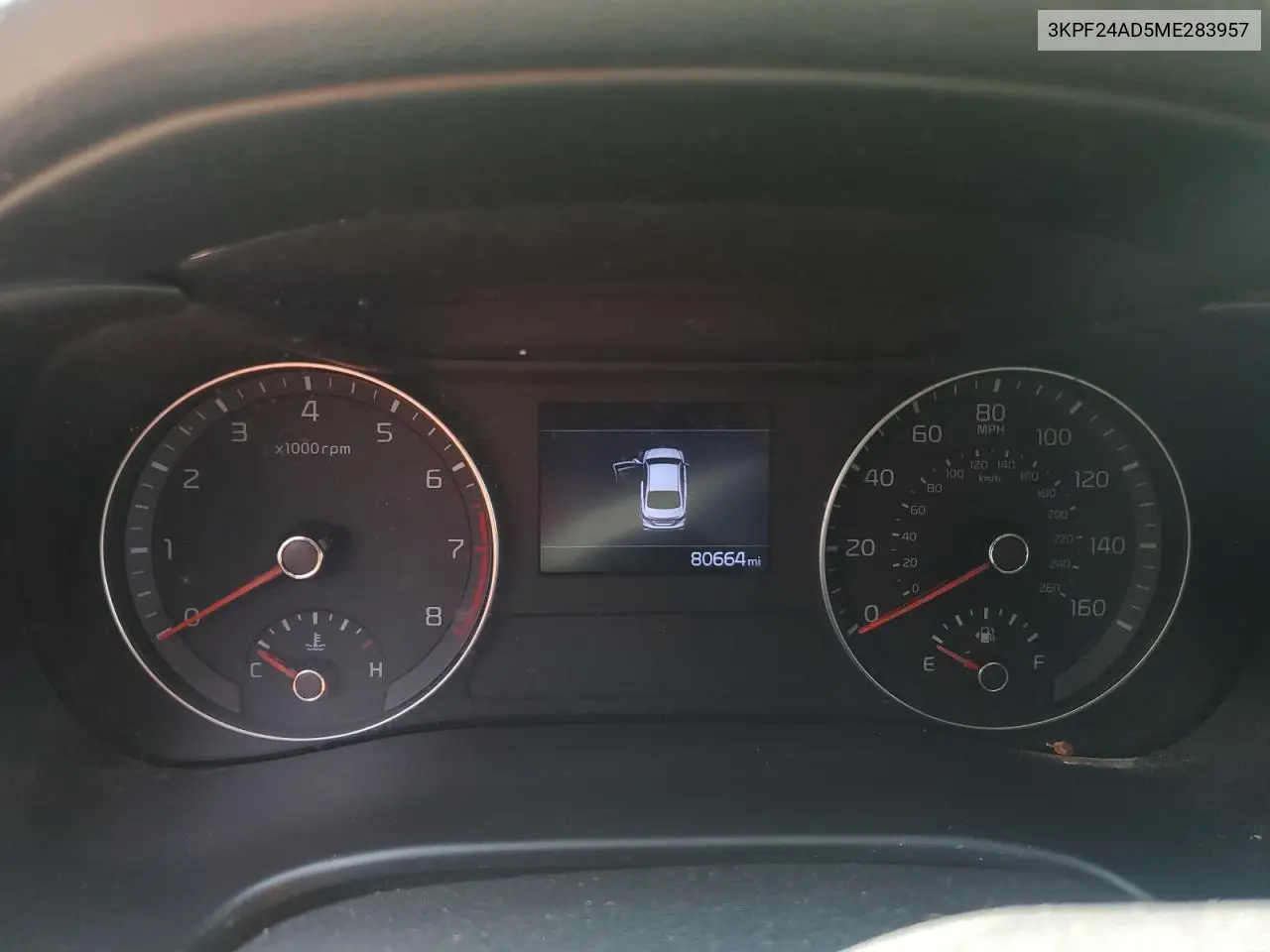 2021 Kia Forte Fe VIN: 3KPF24AD5ME283957 Lot: 58029855