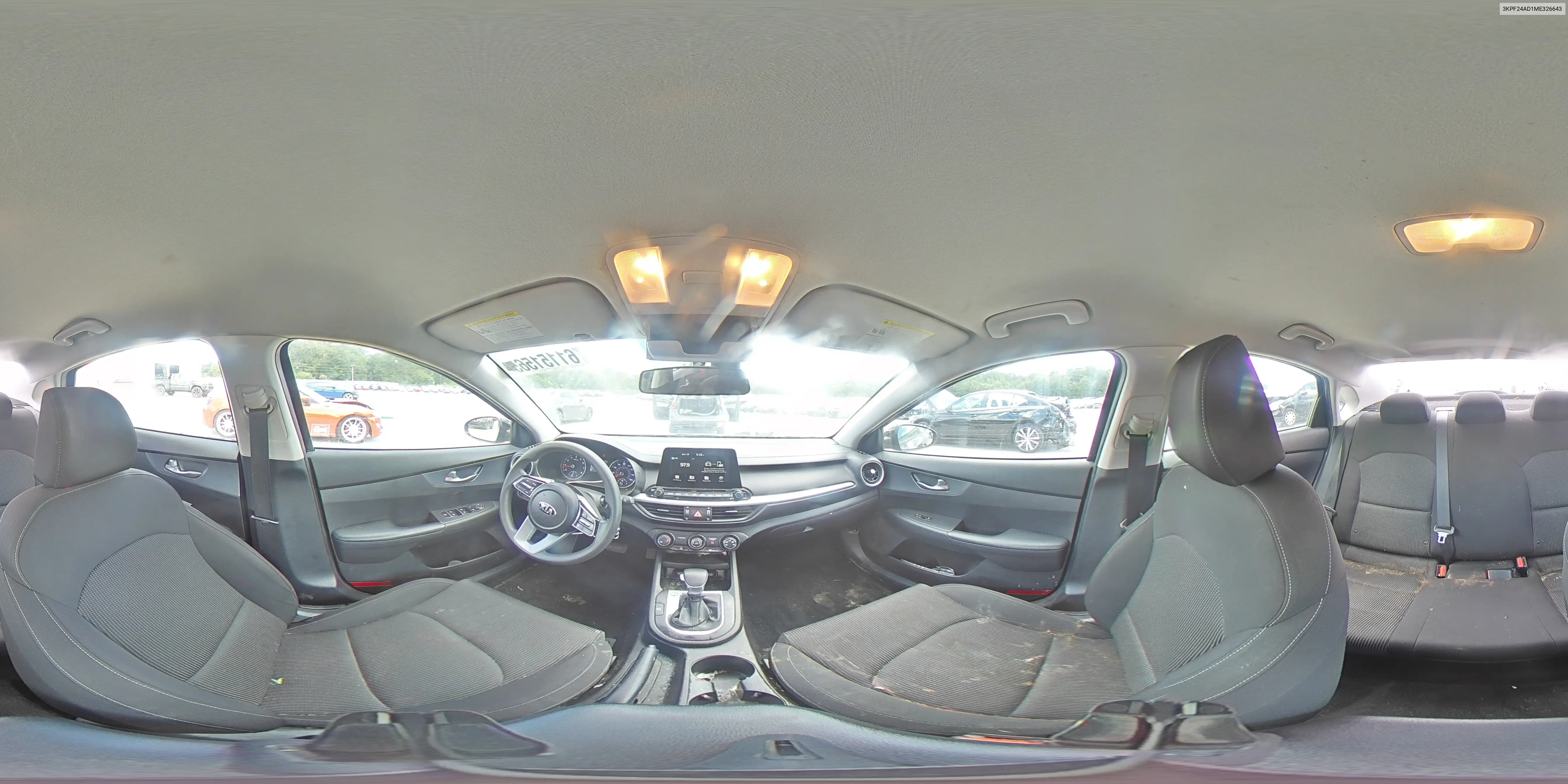 2021 Kia Forte Fe VIN: 3KPF24AD1ME326643 Lot: 61151565