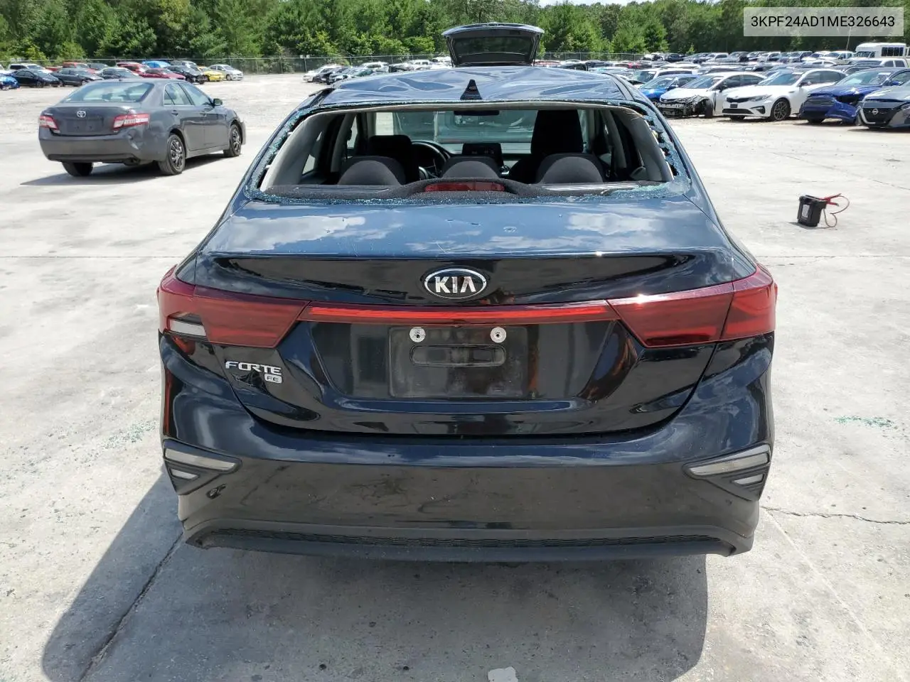 2021 Kia Forte Fe VIN: 3KPF24AD1ME326643 Lot: 61151565