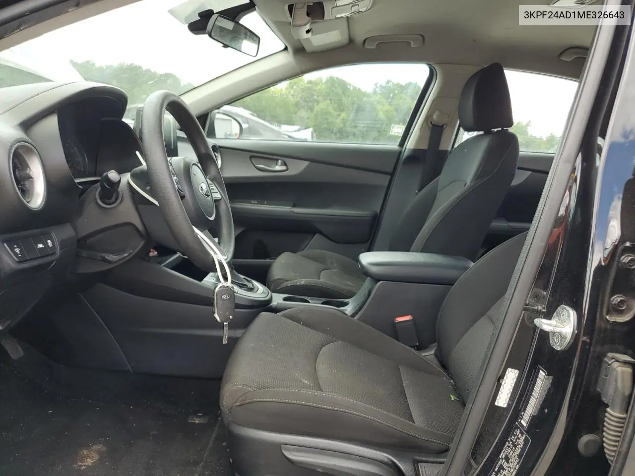 2021 Kia Forte Fe VIN: 3KPF24AD1ME326643 Lot: 61151565